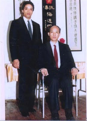 Moy Yat with Student Moy Tung